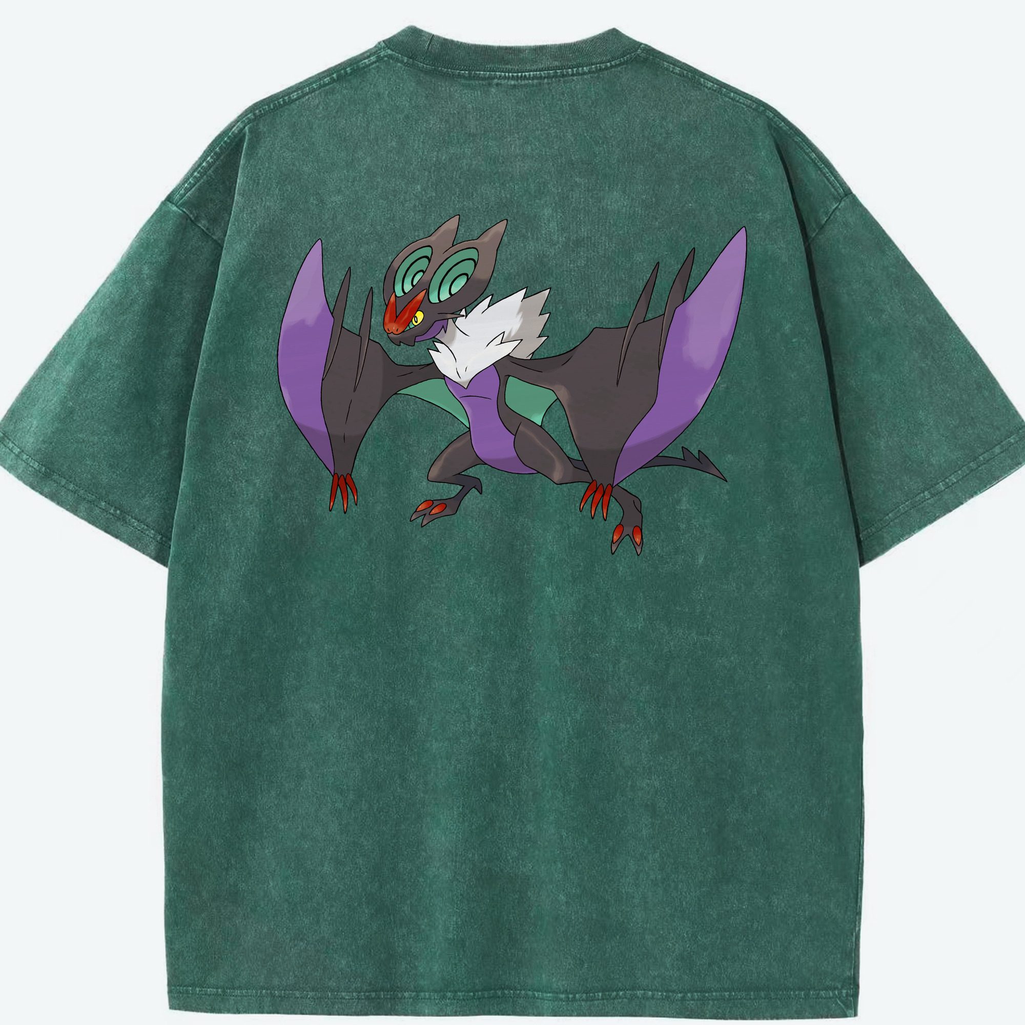 （画像用） ポケットモンスター Pokémon 綿100% ヴィンテージ風 半袖Tシャツ（背面プリント）